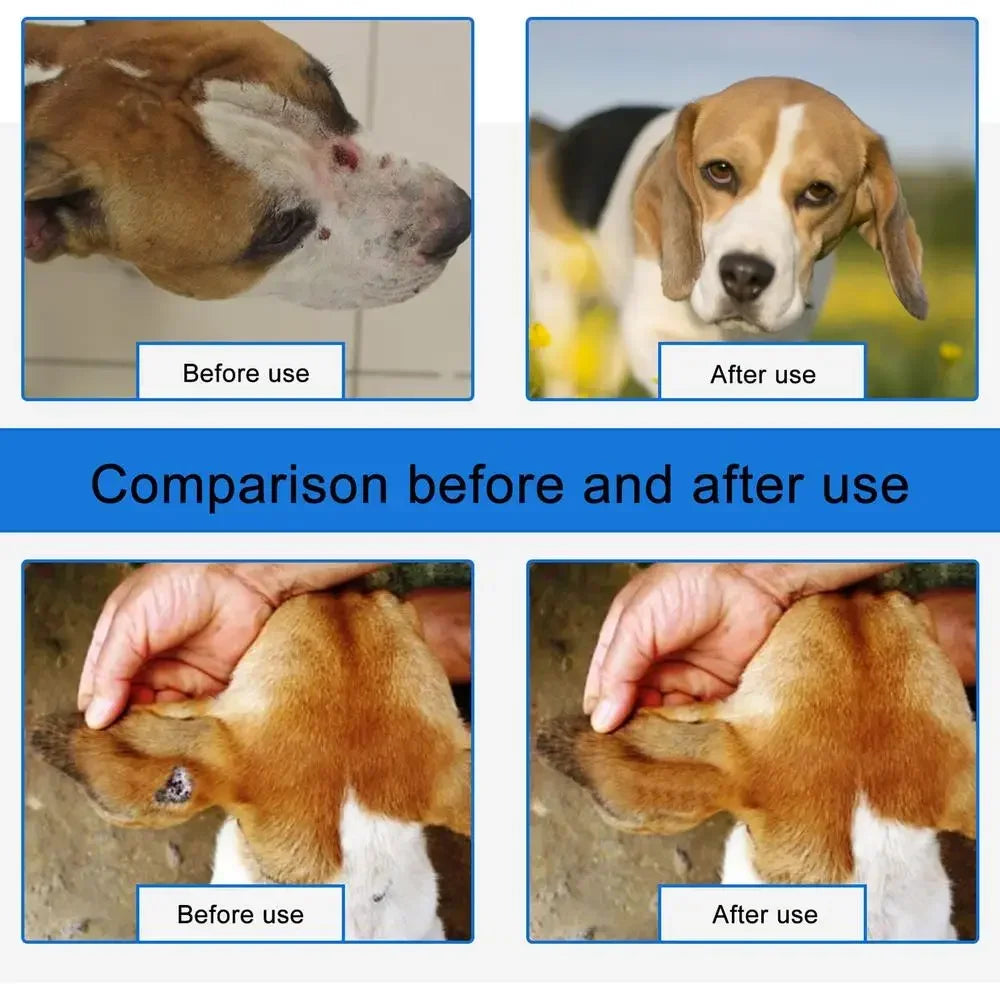 Spray Cuidado de Piel para Mascotas 30ml - Alivio del Picor para Perros y Gatos, Piel Sensible e Irritada